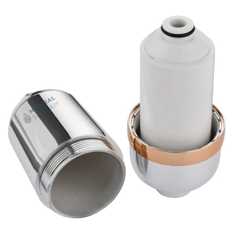 Pakaitinė kasetė, skirta patobulinti dušo filtrą