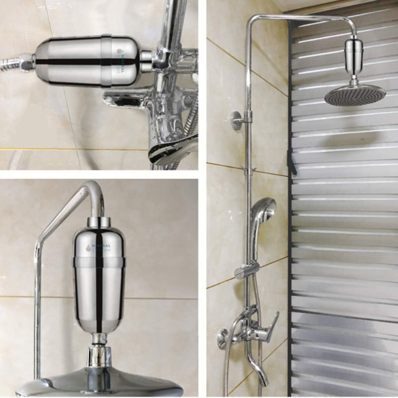 Pakaitinė kasetė, skirta patobulinti dušo filtrą