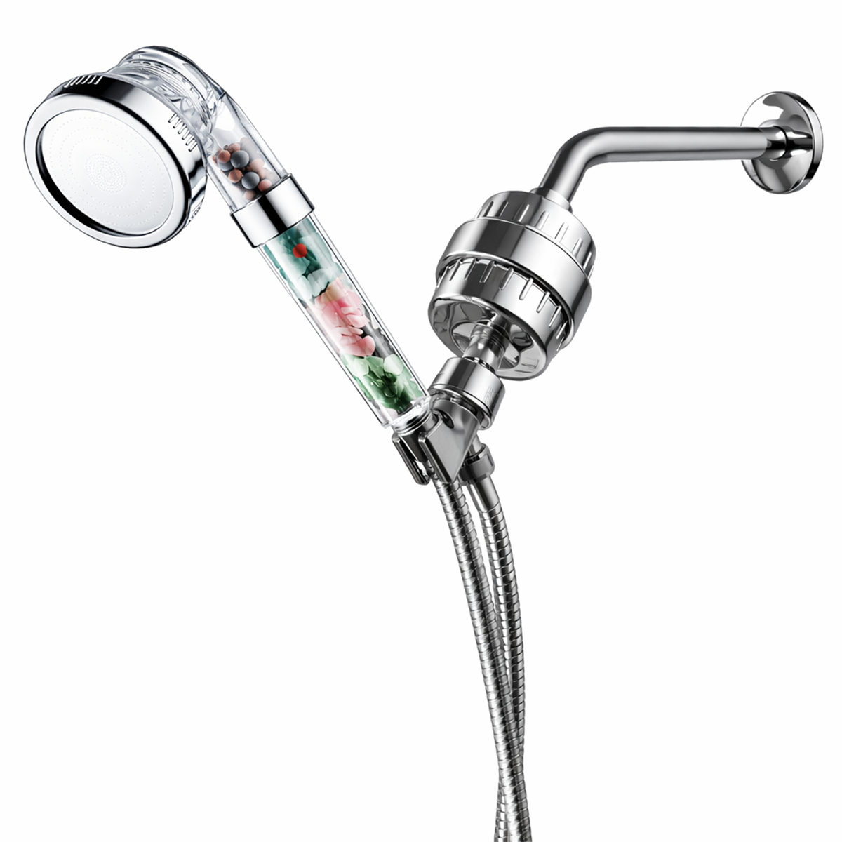 „Chakra“ dušo galvutės pilnas dušo rinkinys