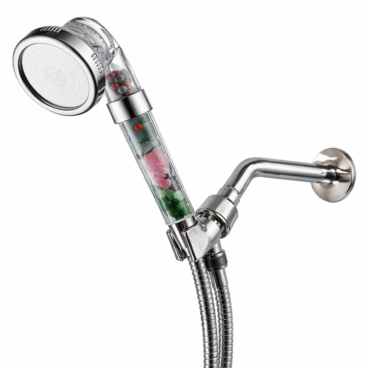 „Chakra“ dušo galvutės dušo būtiniausių daiktų rinkinys