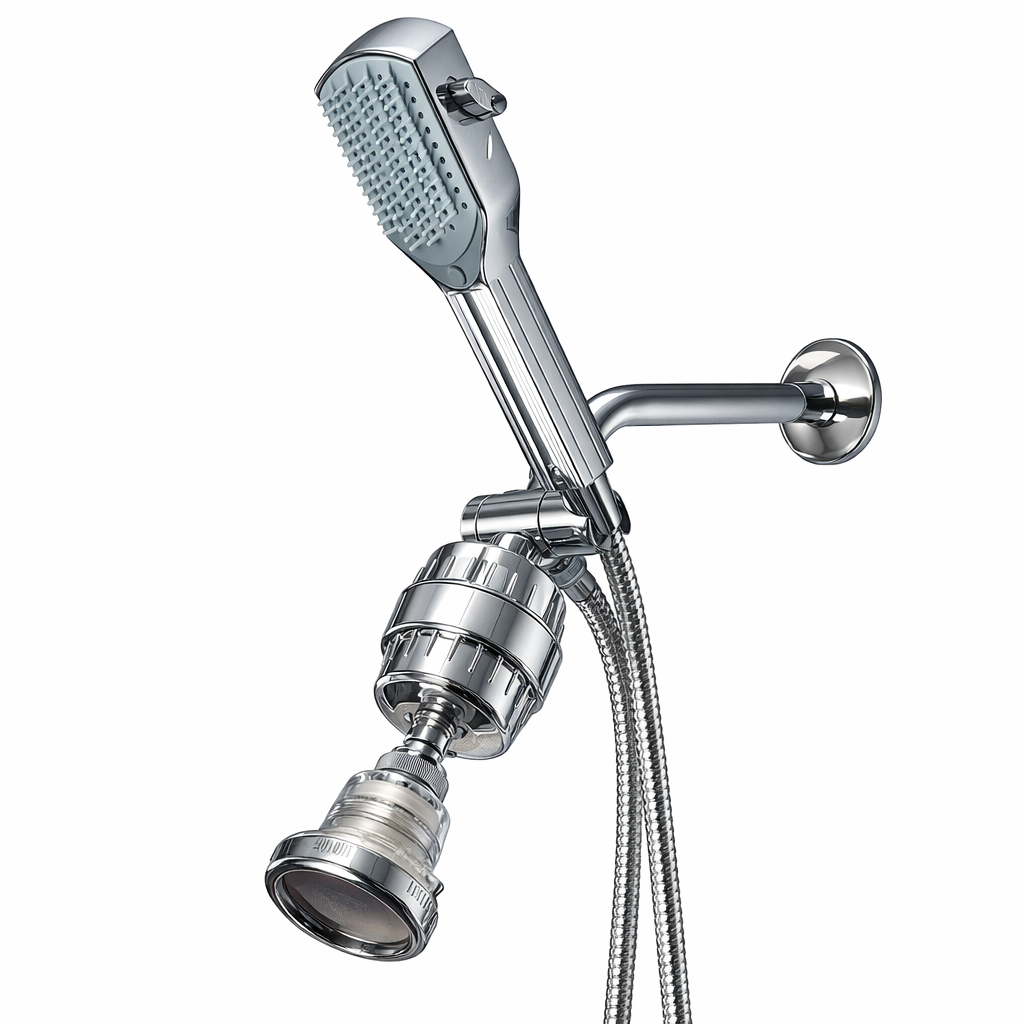 „Detangler Chrome“ dvigubo dušo sistema