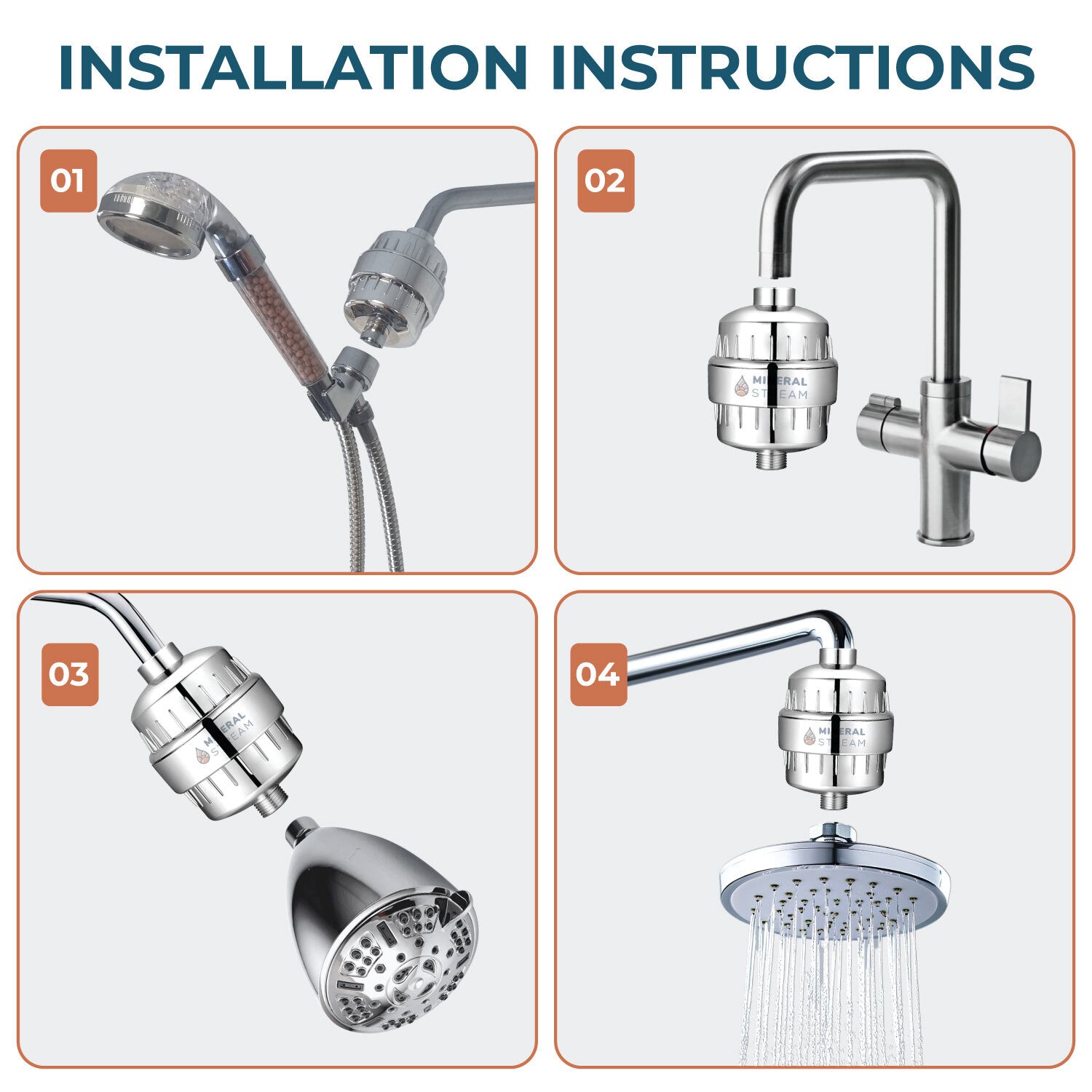 Dušo filtras kietam vandeniui