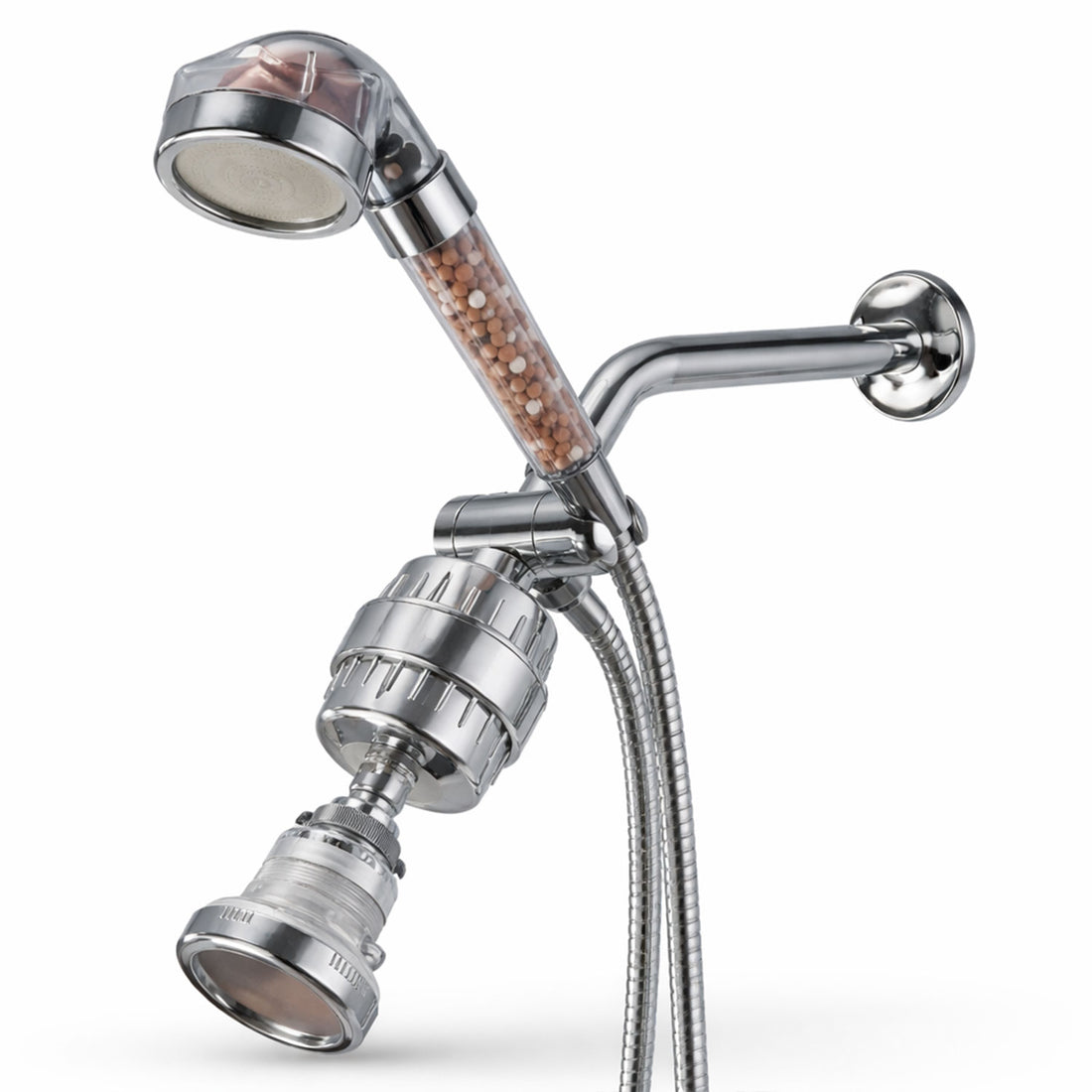 LED joninė dviguba dušo sistema