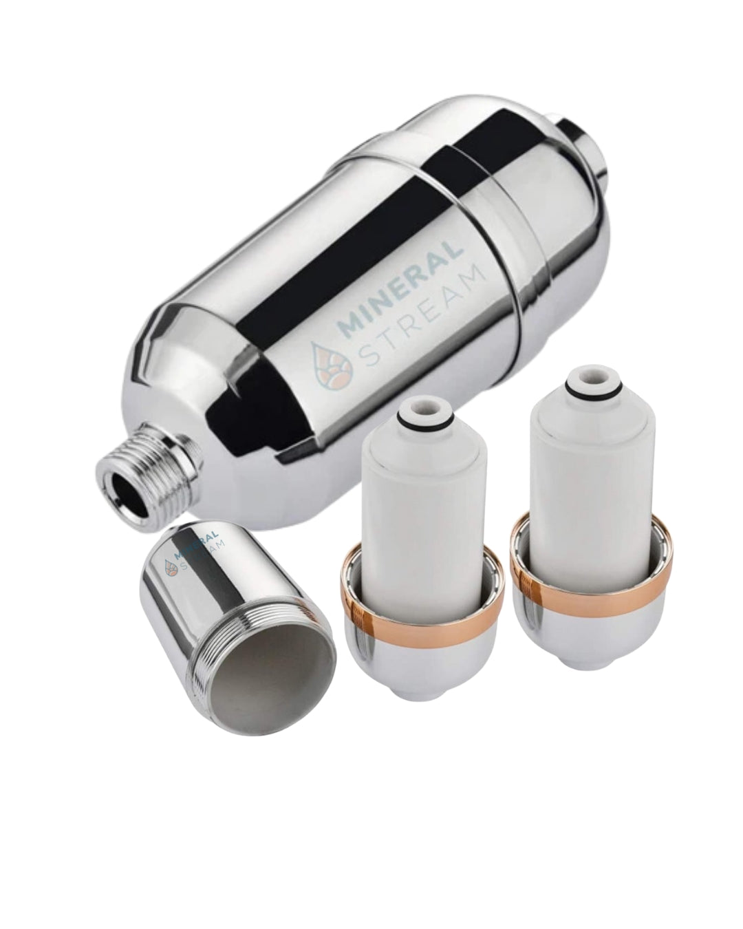 Išplėstinis dušo filtras, skirtas kietam vandeniui