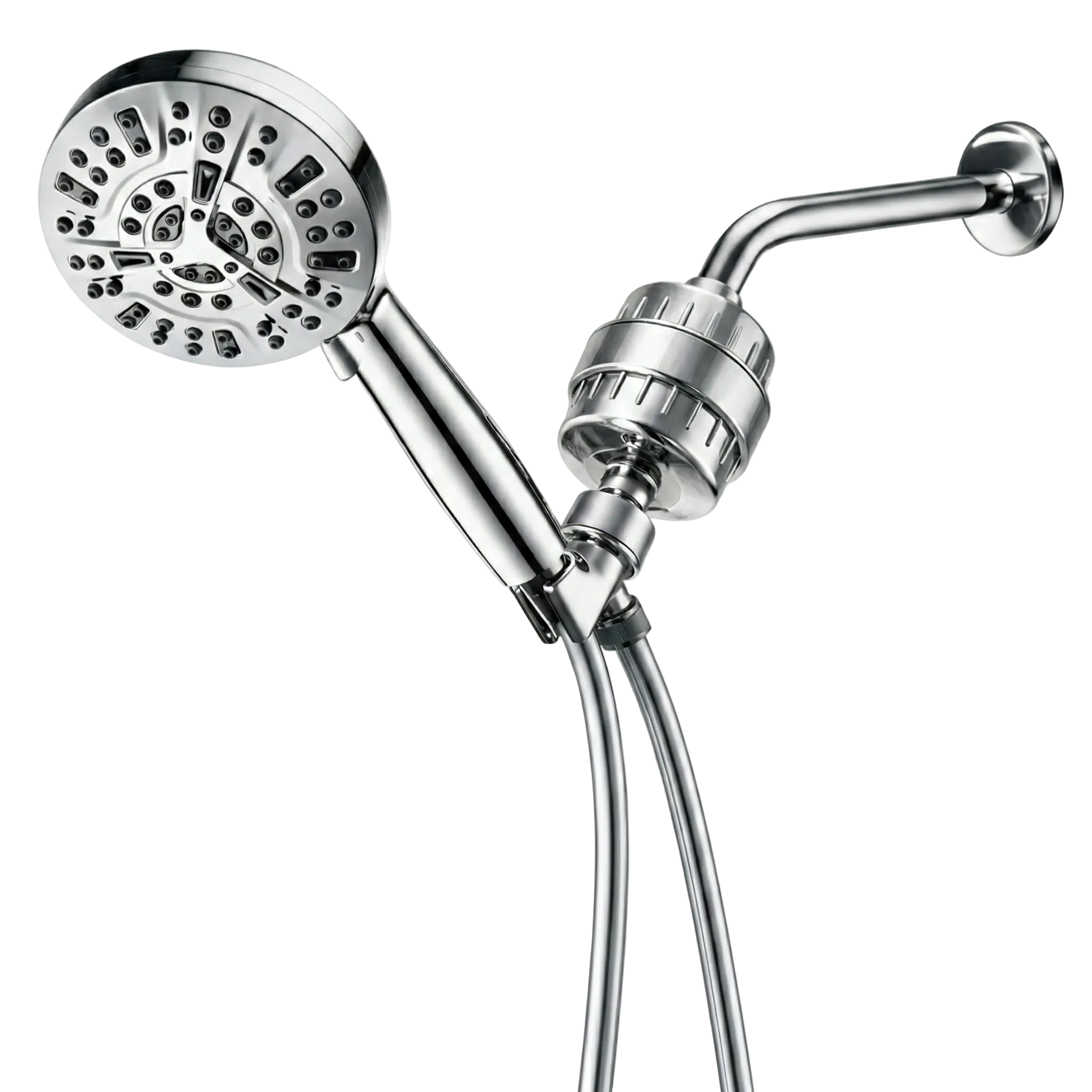 „Mineralstream Luxe 10“ režimo aukšto slėgio dušo galvutė (filtruojama)