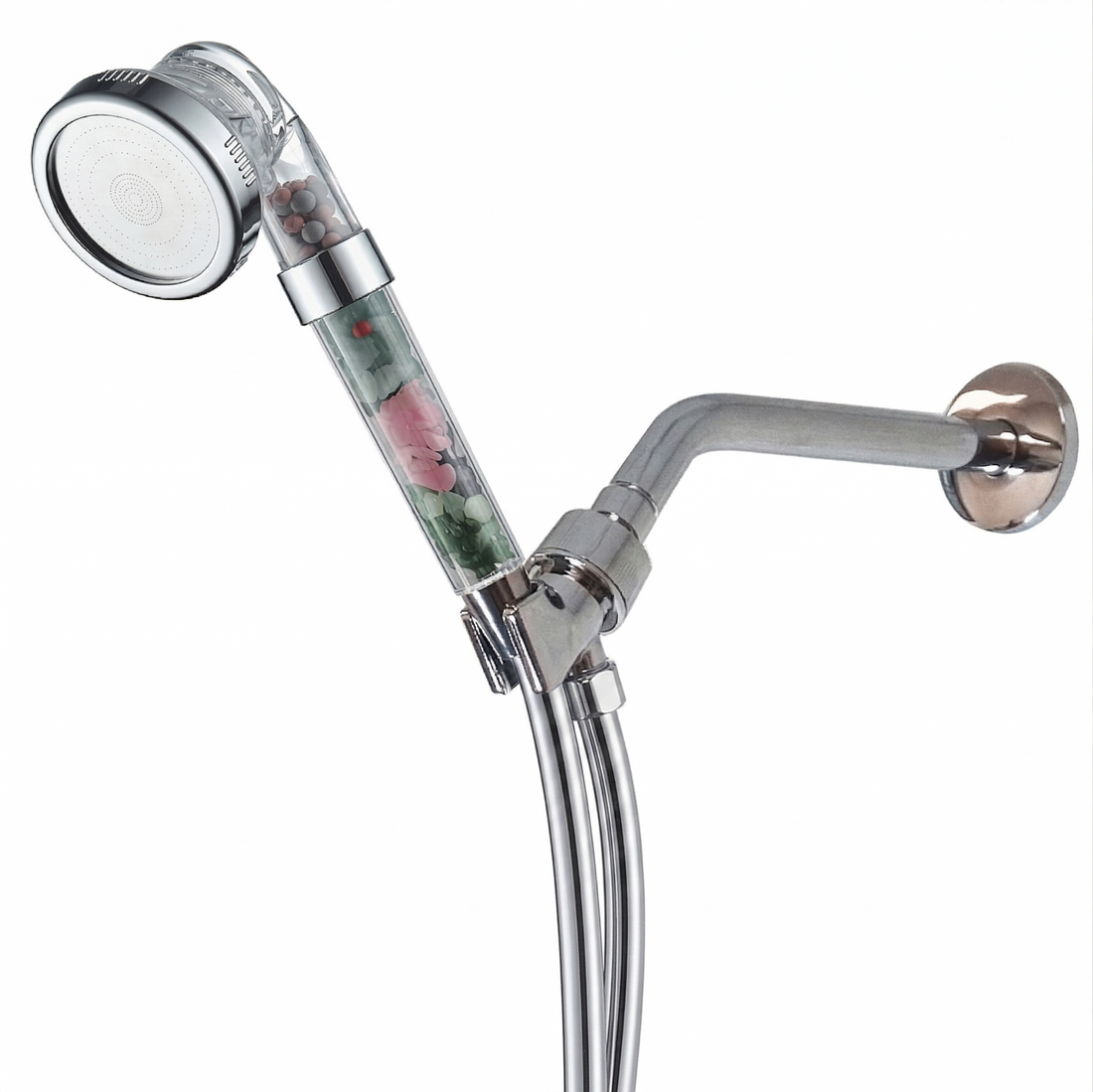 „Chakra“ dušo galvutės dušo būtiniausių daiktų rinkinys