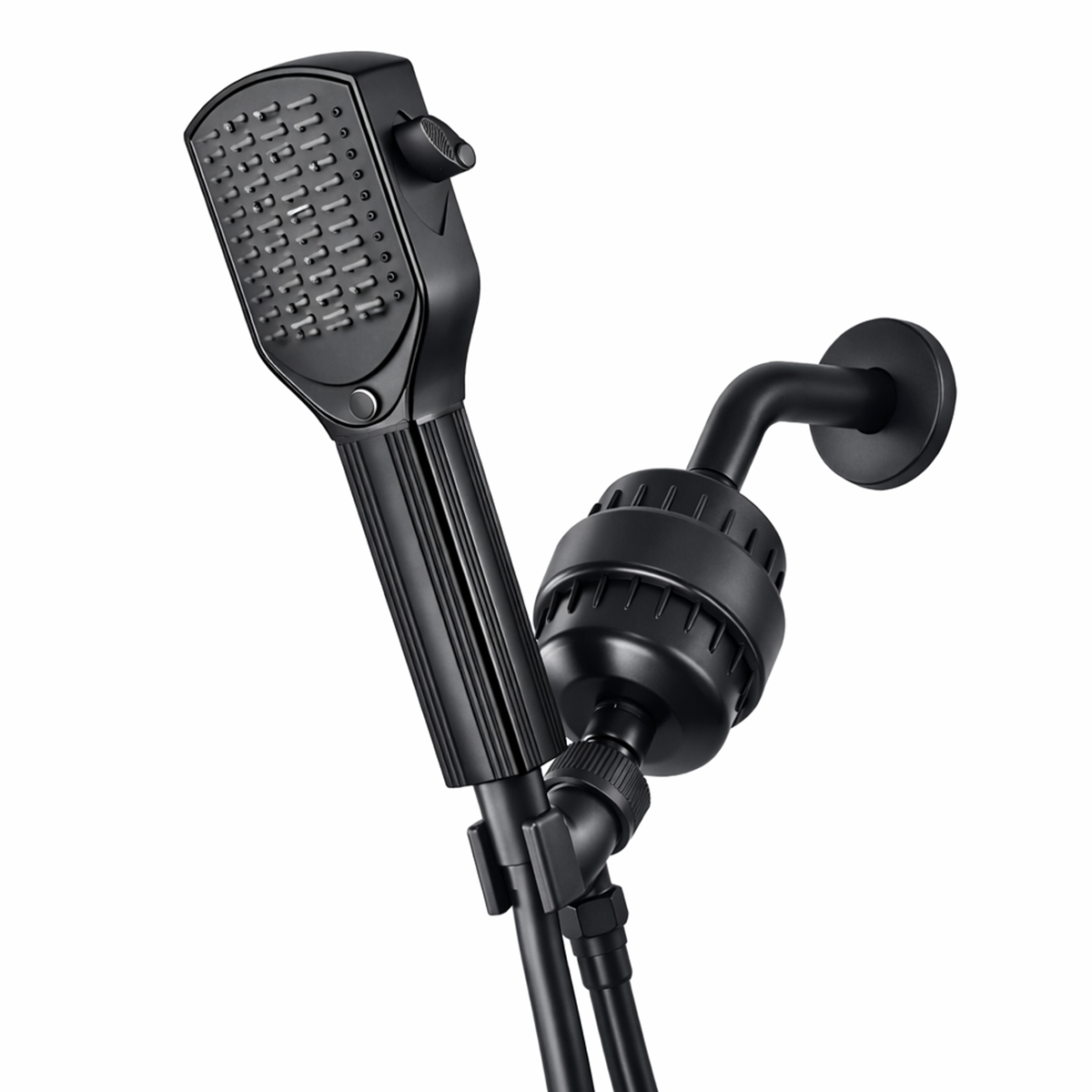 „Detangler Comb“ dušo galvutės pilnas dušo rinkinys