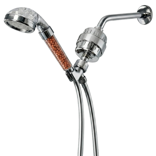 DOUBLE FILTRATION, COMPLETE SHOWER SETUP
