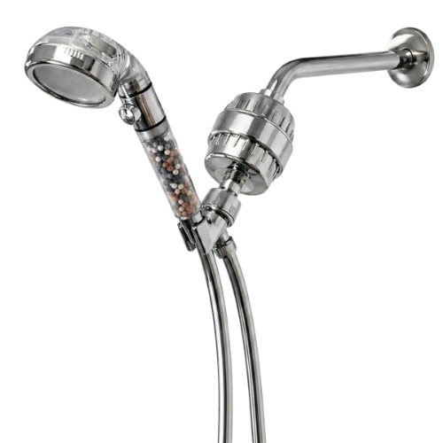 DOUBLE FILTRATION, COMPLETE SHOWER SETUP